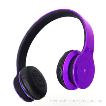 Beautiful Bluetooth Headphones, Most Fashionable Comes in Purple, High SNR Audio Connection